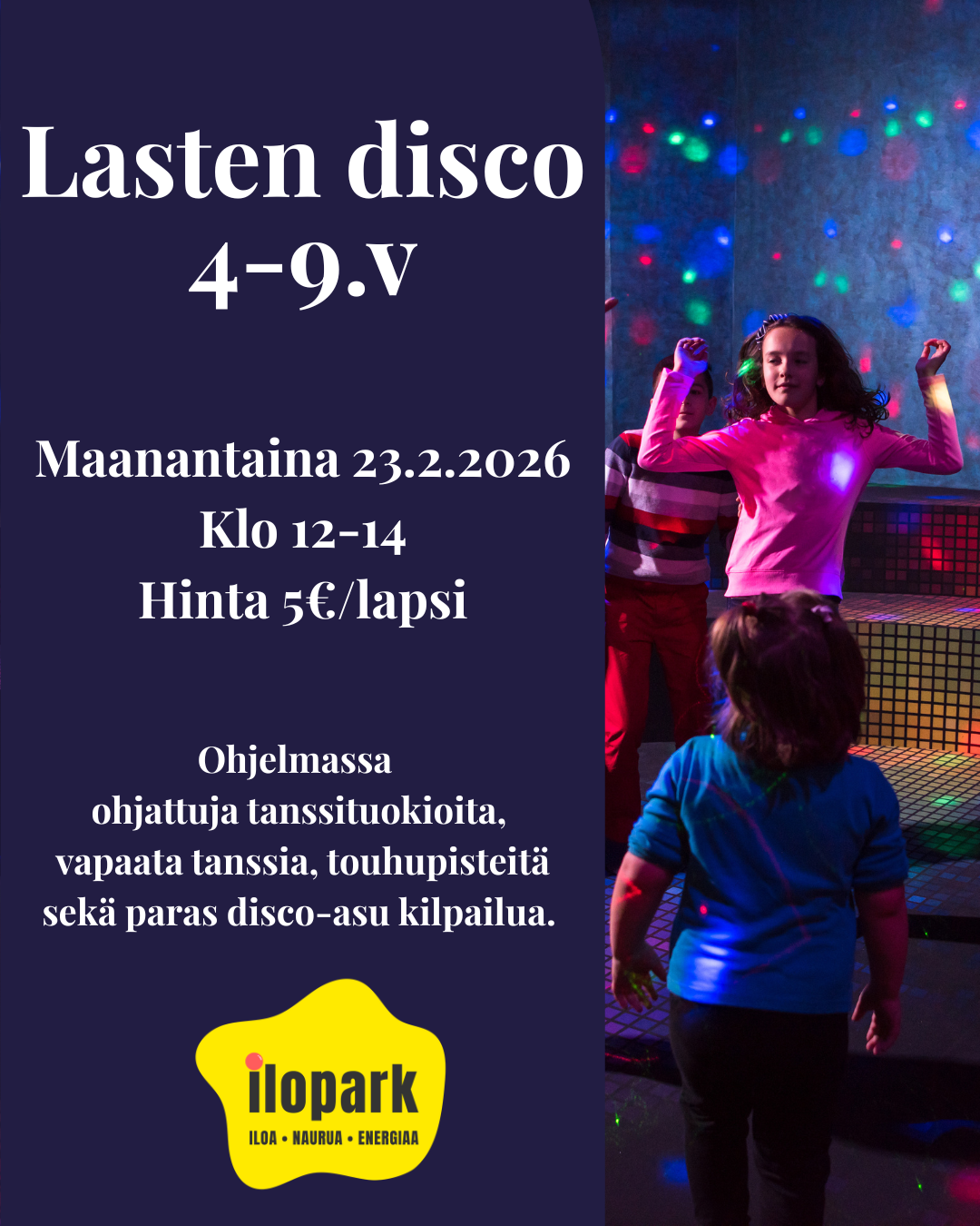 Hiihtoloma tekemistä lapsille!